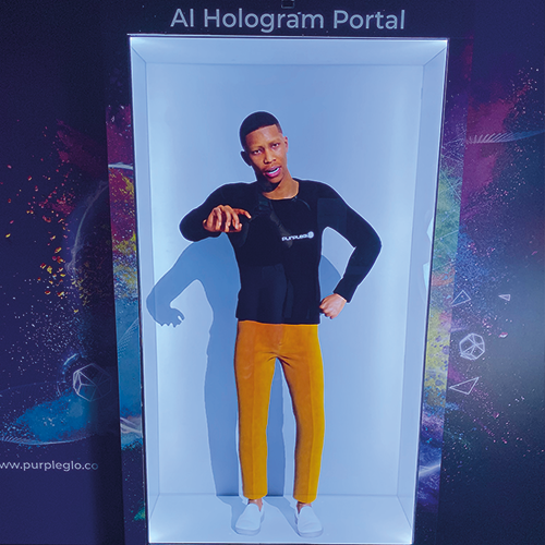 AI Hologram Portal